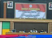 Penutupan sidang DPRK Masa Sidang I (ke satu), tentang Rancangan Qanun Anggaran Pendapatan dan Belanja Kabupaten Tahun Anggaran 2026