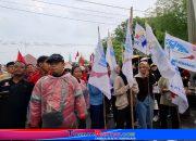 Aksi Buruh Semarang Kembali Bergemuruh : Tolak UMK Rp 3,7 jt yang di Nilai Belum Layak