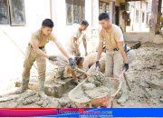 Praja IPDN Terus Bantu Bersihkan Kantor Dinkes Aceh Tamiang: Ruangan Dan Fasilitas Utama Berangsur Difungsikan.