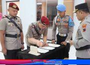 Kapolres Purworejo Pimpin Upacara Serah Terima Jabatan Satuan Reserse Narkoba.