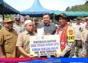 Kapolda Aceh Ulurkan Tangan, Bantuan Mengalir Untuk Korban Banjir Bandang Ketambe: Kasur, Sembako, Dan Dana Tunggu Hunian Diserahkan Langsung