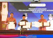 Pemkab Mojokerto Gelar Deklarasi Anti Korupsi, Tandatangani Pakta Integritas Dan Perjanjian Kinerja