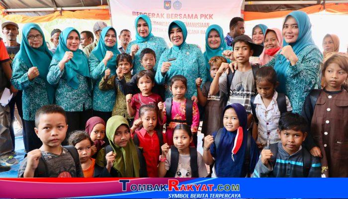 TP PKK Pusat Ulurkan Tangan Di Aceh Timur: Tri Tito Karnavian Beri Bantuan Bagi Korban Bencana Di Dusun Sarah Gala