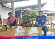 Jembatan Kuning Bongas Sebagian Ambruk, Pemdes dan Kodim0616/Indramayu Lakukan Pemeriksaan