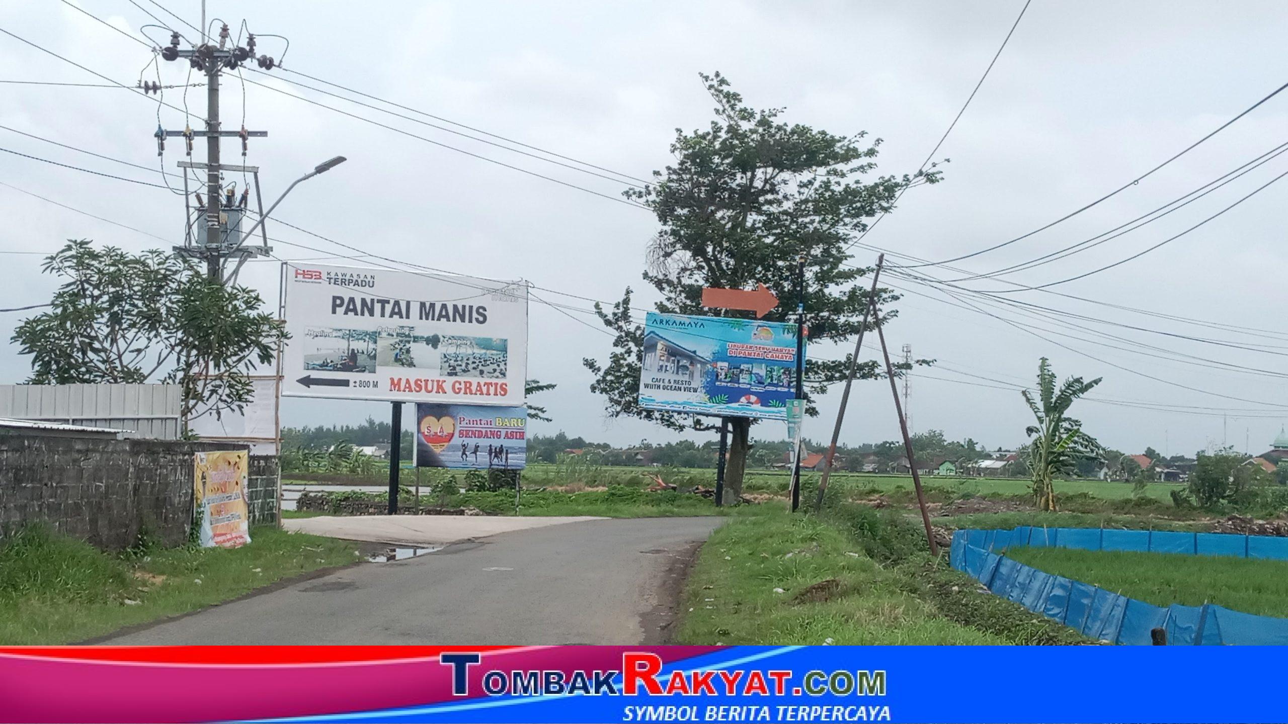 Baliho Iklan Wisata di tikungan RM. Kendedes, Sendang Sikucing