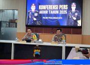 Press Release Akhir Tahun 2025 : Polres Pekalongan kota ungkap Penurunan Kriminalitas dan Musnahkan Ratusan Botol Miras