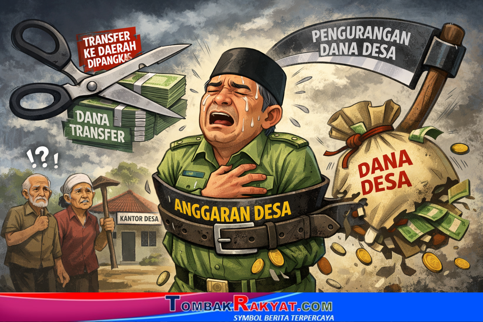 Transfer Ke Daerah di Pangkas, Dana Desa dilibas, Kepaladesa Sesak Nafas
