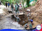 Pembangunan Jembatan Gantung Garuda di Desa Plipir Masuki Tahap Pembuatan Pondasi