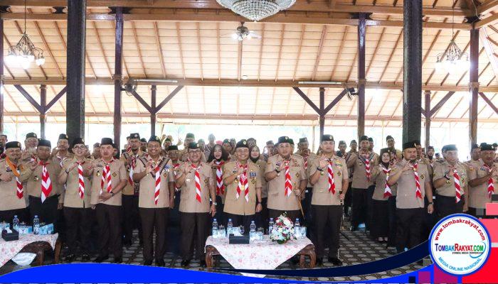 Hadiri Pelantikan Mabicab 2025–2030, Kapolresta Cirebon Tegaskan Pramuka Mitra Strategis Pembinaan Generasi Taat Hukum