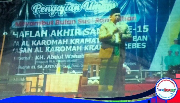 Haflah Akhir Sanah ke-15 Yayasan Alkaromah Pengabean Berlangsung Khidmat Sambut Ramadan