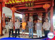Polresta Cirebon Lakukan Patroli Monitoring Vihara Imlek 2577 Kongzili Pastikan Situasi Kondusif 