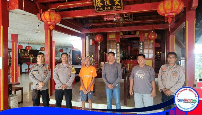 Polresta Cirebon Lakukan Patroli Monitoring Vihara Imlek 2577 Kongzili Pastikan Situasi Kondusif 