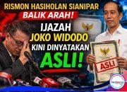 Rismon Hasiholan Sianipar Balik Arah, Ijazah Joko Widodo Kini Dinyatakan Asli