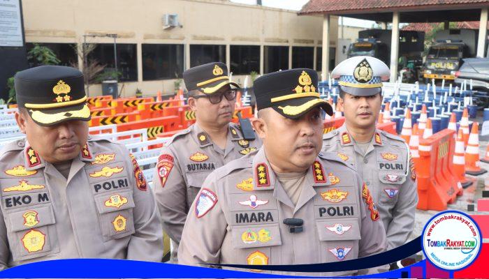 Operasi Ketupat Lodaya 2026, Polresta Cirebon Periksa Perlengkapan Pengaturan Lalu Lintas