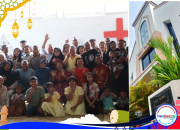 Wajah Sejuk Toleransi : Keluarga Pendeta Gelar Halalbihalal di Dalam Gereja