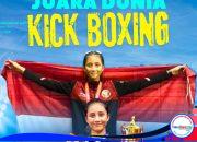 Bripda Polisi Aprilia Eka Putri Lumbantungkup: Putri Batak Juara Dunia Kick Boxing. (foto :Tombak Istimewa)