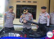 Menjelang Pengamanan Aksi May Day, Wakapolres Majalengka Cek Kesiapan Senjata Flash Ball