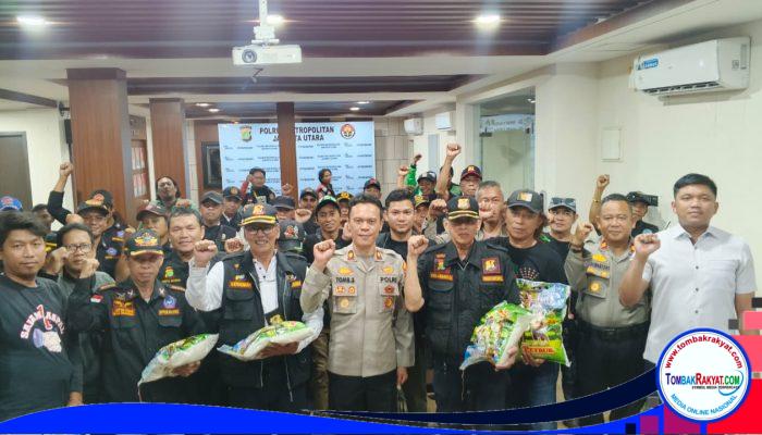 Perkuat Sinergi, Polsek Metro Penjaringan Gelar Silaturahmi Sabuk Kamtibmas Bersama Ormas dan Potmas
