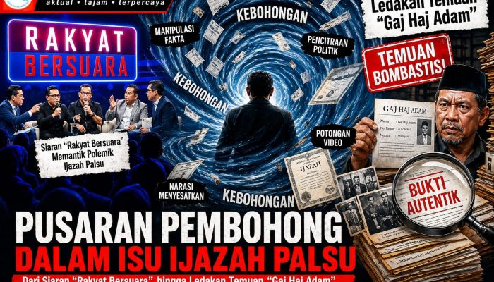 Pusaran Pembohong dalam Isu Ijazah Palsu: Dari Siaran “Rakyat Bersuara” hingga Ledakan Temuan “Gaj Haj Adam”