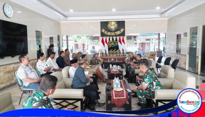 Perkuat Sinergitas, Danrem 063/SGJ Terima Kunjungan PWCR dan Yayasan Sunan Gunung Jati