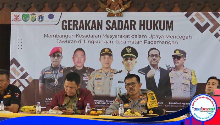 Gerakan Sadar Hukum di Pademangan, Polsek Bersama Ormas Edukasi Warga Cegah Tawuran