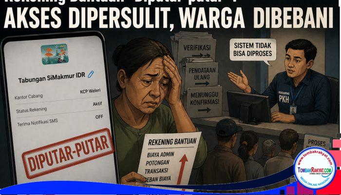 Rekening Bantuan “Diputar-putar”: Akses Dipersulit, Warga Dibebani