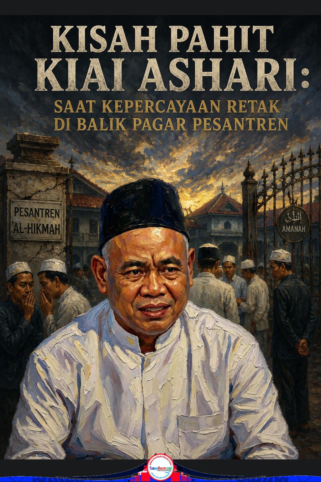 Kisah Pahit Kiai Ashari: Saat Kepercayaan Retak di Balik Pagar Pesantren (Ilustrasi foto Tombakrakyat: Istimewa)