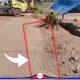 Rabat Beton yang rusak akibat dampak dari manuver dumptruk material dan dozer