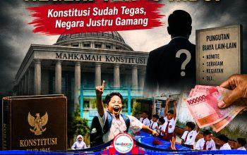 Putusan MK Dibiarkan Mati, Pungutan Sekolah Negeri Terus Hidup (Ilustrasi: doc.trai)