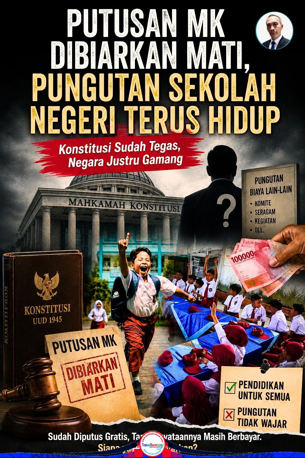 Putusan MK Dibiarkan Mati, Pungutan Sekolah Negeri Terus Hidup (Ilustrasi: doc.trai)