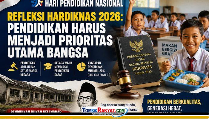 Refleksi Hardiknas 2026: Pendidikan Harus Tetap Jadi Prioritas Utama Bangsa
