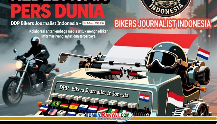 BIKERS JOURNALIST INDONESIA Peringati Hari Kebebasan Pers Sedunia 2026, Soroti Peran Pers dalam Membangun Perdamaian