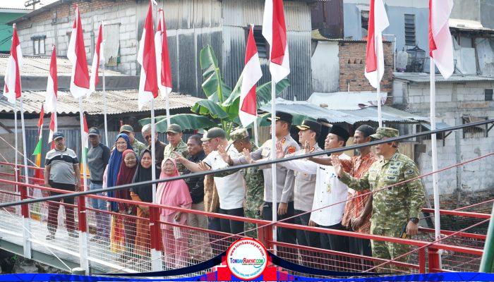 Wakapolres Jakut Hadiri Peresmian Jembatan Garuda : Permudah Aktivitas dan Tingkatkan Keselamatan Warga Pademangan