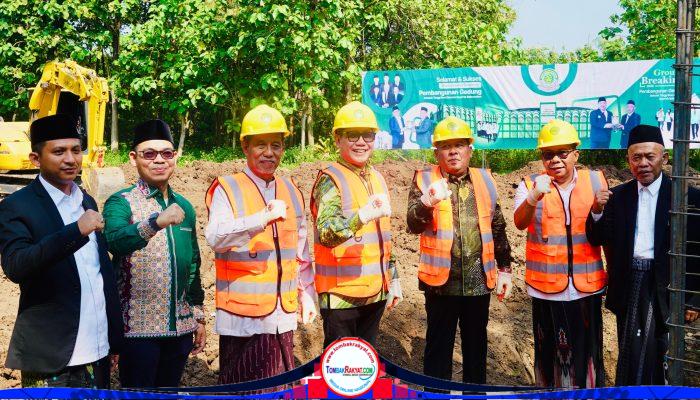 Peletakan Batu Pertama Gedung STIES Babussalam Jadi Tonggak Penguatan Pendidikan Berbasis Pesantren di Jombang