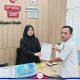 Ketua DPC FORMADES Anggara, Masir, diterima langsung oleh petugas Pelayanan Terpadu Satu Pintu (PTSP) Kejati Aceh, Renada.
