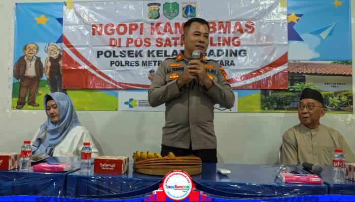 Ngopi Kamtibmas Wakapolsek Kelapa Gading :Serap Aspirasi Warga RW 06 Pegangsaan Dua