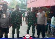 Polsek Metro Penjaringan Monitoring dan Amankan Bakti Sosial Pembagian 600 Paket Sembako di Wihara Satria Dharma