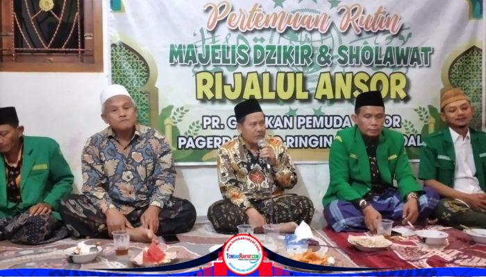 Konsisten Bentengi Keluarga Muda, GP Ansor Pagerdawung Gelar Selapanan Rutin dan Sosialisasi Program GATI BKKBN