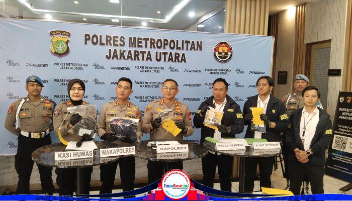 Sebulan Operasi, Polres Metro Jakarta Utara Ringkus Enam Pelaku Curanmor dan Begal