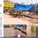 Tangkapan layar penjelasan Dinas PUPR Kendal di portal JNN, foto aktifitas pengurugan dan foto kerusakan rabat beton.