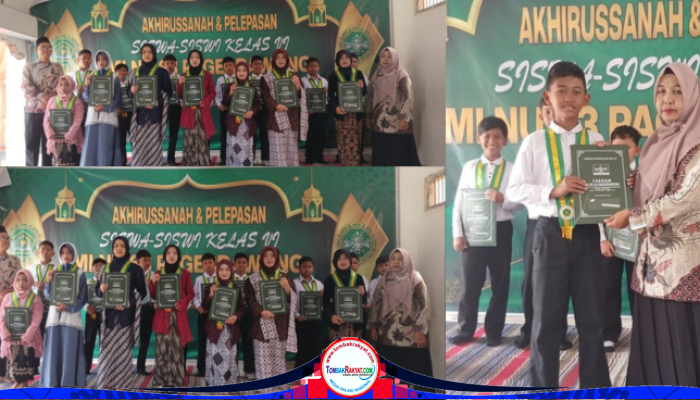 Gelar Akhirussanah Bersahaja, MI NU 63 Pagerdawung Kendal Cetak Kelulusan Gemilang