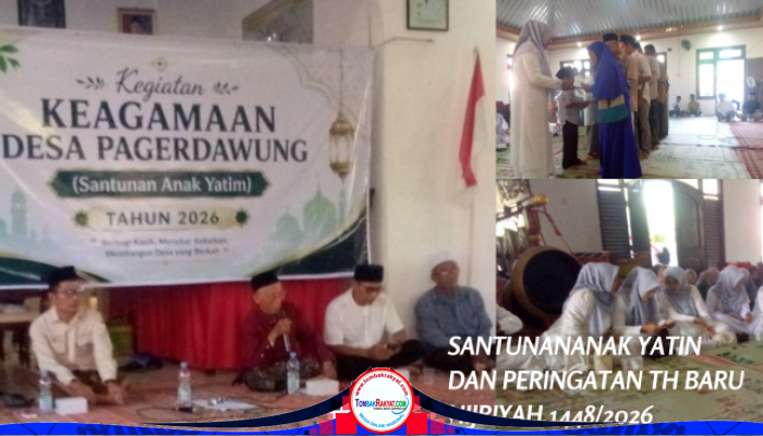 Berbagi Kasih di Bulan Muharram, Pemdes Pagerdawung Sukses Gelar Santunan Yatim 1448 H