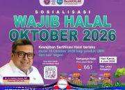 Kampanye sosialisasi Wajib halal Oktober 2026 tersebar di 661 titik se-jawa barat.