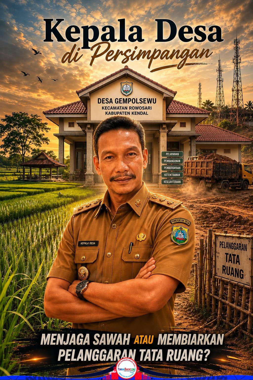 Kepala Desa di Persimpangan: Menjaga Sawah atau Membiarkan Pelanggaran Tata Ruang? : doc.trai