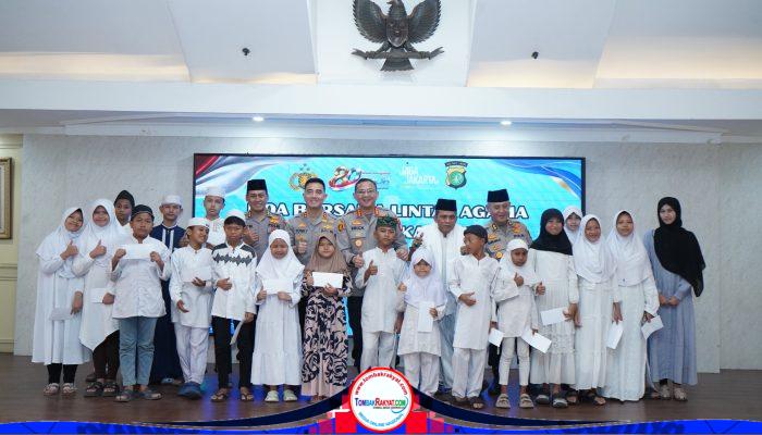 Polres Metro Jakarta Utara Gelar Doa Lintas Agama dan Santuni Anak Yatim Sambut Hari Bhayangkara ke-80 a