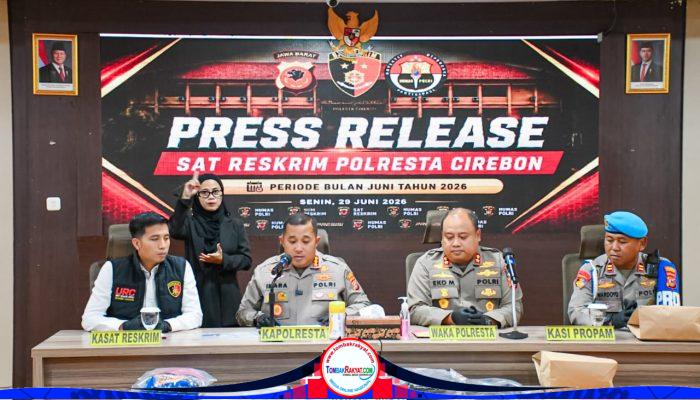 Polresta Cirebon Berhasil Bongkar 9 Kasus Kriminal dalam Sebulan, Curanmor Mendominasi