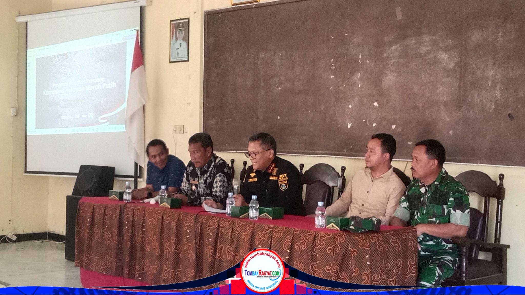 Sosialisasi pembangunan Kampung Nelayan Merah Putih (KNMP) di Desa Gempolsewu, Kecamatan Rowosari, Kabupaten Kendal, digelar di Balai Desa Gempolsewu, Selasa (28/7/2026).