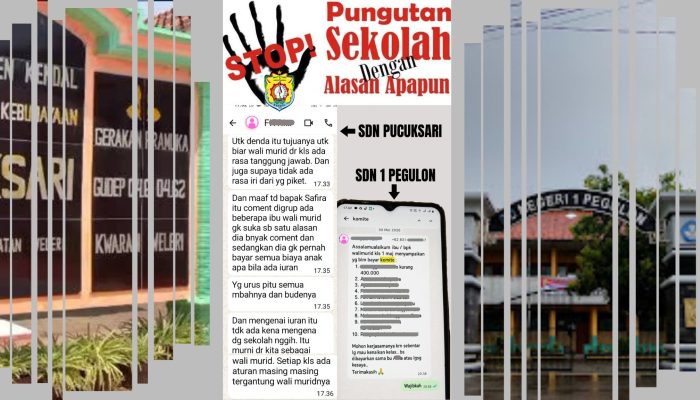 Modus Pungutan Berkedok Kebersamaan di Sekolah Dasar Negeri Kendal, Dikelola Orang Tua Murid Tanpa Dasar Hukum