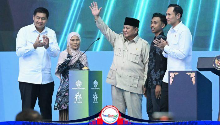 Presiden Prabowo Pimpin Akad Massal 62.000 Rumah Subsidi di Wonotunggal Batang