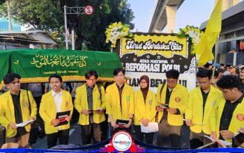 Keranda untuk Reformasi yang Tak Sampai ke Mabes Polri dan pembacaan pernyataan sikap BEM Se UI